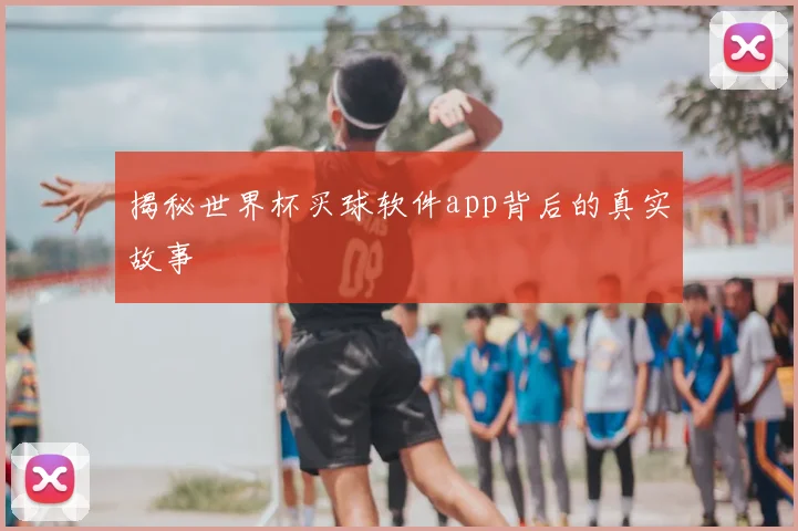 揭秘世界杯买球软件app背后的真实故事